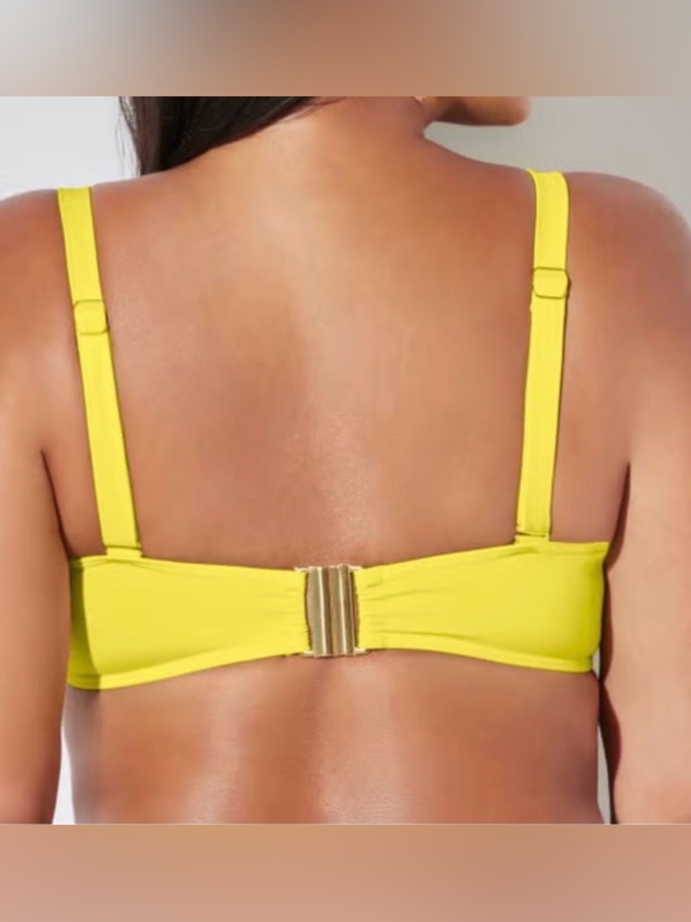 NWT Bandeau Bikini Top Bright Yellow Size 10
Swimsuits for all Valentine - Picture 3 of 4